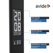 Avide Nathan LED asztali lámpa 6W 360Lm CCT fekete ABLDL-OLC-6W-BL