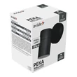 Avide kültéri fali lámpa fekete 140 mm IP44 Peka