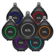SAL BT 7000 hordozható bluetooth kihangosító, BoomBox 2x30W BT TWS 3.5mm AUX USB EQ LED effektek telefontöltés USB-C és AUX kábel vízálló 