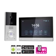 Home DPV SMART video kaputelefon 7" érintőképernyő IP65 AHD kamera mozgásérzékelő RFID bővíthető InterCom, Smart Life, Tuya Smart DPV SMART