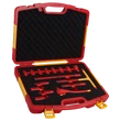 Tracon 16 db-os szigetelt racsnis imbuszkulcs és dugókulcs készlet 1000V DSET16