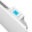 Noirot E184115 Radiance H 1500 BL elektromos hősugárzó panel, 1500 W, IP24 védettség, beépített termosztát LCD kijelzővel, fali és hordozható kivitel E184115