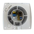 Fürdőszoba fekete axiális elszívó ventilátor 19W 100m3/h 100mm EOL 100B ONYX