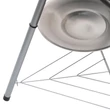 Home GR02 fedeles gömbgrill zománcozott, könnyen tisztítható fedél rozsdamentes hamugyűjtő tálca GR02