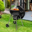 Home GR03 fedeles gömbgrill korrózióálló, zománcozott acél galvanizált acélból GR03