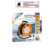 Home by Somogyi HJR 10-40/1,0 kábeldob 40 m, fém talp IP44 H05RR-F 3G 1,0 mm2 gumi kábel max. 2300 W 4 aljzat takarófedéllel védőkapcsoló HJR 10-40/1,0
