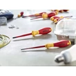 Wiha Csavarhúzó készlet 1000V Slim Fix lapos 6 db-os 3,5/4x/5,5 PH1/PH2 38362