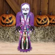 Somogyi felfújható halloween csontváz 150 cm belső LED projektorral KD 150 CS