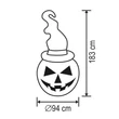 Somogyi felfújható halloween tök 180 cm belső LED projektorral KD 180 T