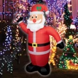 Somogyi felfújható mikulás 240 cm LED világítással karácsonyi KD 240 M
