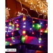 Home KKF 308/M LED-es fényfüggöny, 10 m / 300 db színes LED, 8 fényprogram, fehér vezeték, hálózati adapter, kül- és beltéri kivitel KKF 308/M