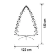 Somogyi műfenyő h180 cm d122 cm KMF 4/180