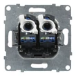 Legrand Suno fehér 2xRJ45 UTP Cat.6 csatlakozóaljzat, keret nélkül 721153
