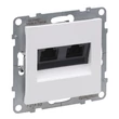 Legrand Suno fehér 2xRJ45 UTP Cat.6 csatlakozóaljzat, keret nélkül 721153
