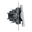 Legrand Suno 101 egypólusú kapcsoló aluminium nélkül 10AX, fehér 721301