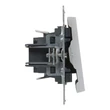 Legrand Suno 106 váltókapcsoló 10AX, aluminium keret nélkül 721306