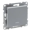 Legrand Suno aluminium 101 JF egypólusú kapcsoló jelzőfénnyel keret nélkül 10AX 721311