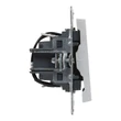 Legrand Suno aluminium 106 JF váltókapcsoló jelzőfénnyel, keret nélkül 10AX 721316