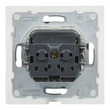 Legrand Suno alumínium 2P+F GYV IP44 csatlakozóaljzat (rugós), biztonsági zsaluval, keret nélkül 721323
