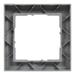 Legrand Suno 1-es keret aluminium IP20 721511