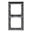 Legrand Suno 2-es keret,vízszintes és függőleges aluminium IP20 721512