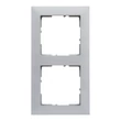 Legrand Suno 2-es keret,vízszintes és függőleges aluminium IP20 721512