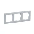 Legrand Suno 3-as keret,vízszintes és függőleges aluminium IP20 721513