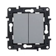 Legrand Niloé Step 106 váltókapcsoló alumínium 10AX 863306