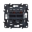 Legrand Niloé Step 106+6 kettős váltókapcsoló fekete 10AX 863508