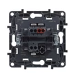 Legrand Niloé Step 101N egypólusú nyomó 6A fekete 863509