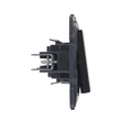Legrand Niloé Step 101N egypólusú nyomó 6A fekete 863509
