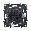 Legrand Niloé Step 106 váltókapcsoló jelzőfénnyel fekete 10AX 863516