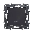 Legrand Niloé Step 106 váltókapcsoló jelzőfénnyel fekete 10AX 863516