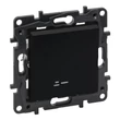 Legrand Niloé Step 106 váltókapcsoló jelzőfénnyel fekete 10AX 863516