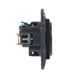 Legrand Niloé Step dugalj 2P+F csatlakozóaljzat (rugós) gyermekvédelemmel fekete 863520