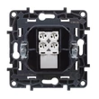 Legrand Niloé Step 1xRJ11 csatlakozóaljzat fekete 863555