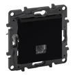 Legrand Niloé Step 1xRJ11 csatlakozóaljzat fekete 863555