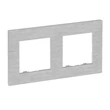 Legrand Niloé Step 2-es keret csiszolt alumínium 863892