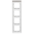 Legrand Niloé Step 4-es keret csiszolt alumínium 863894