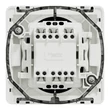 Schneider Electric MUREVA Styl kettős váltókapcsoló (106+6) antracitszürke MUR35019