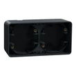 Schneider Electric MUREVA Styl kettes kiemelő doboz vízszintes antracitszürke MUR37914