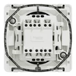 Schneider Electric MUREVA Styl kettős váltókapcsoló (106+6) polárfehér MUR39022