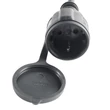 Home NV715BK 15m hosszabbító gumikábel, H07RN-F 3G1,5 mm² zárófedéllel, max. 3500 W, IP44, fekete NV715BK