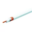 Home RG 6-32/WH koax kábel, 75 Ohm, PVC és PE szigetelés, réz ér, 32 szál rézharisnya, alumínium + PET fólia, 100m, fehér RG 6-32/WH