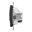 Schneider Sedna Design TV/RJ45 Cat6 UTP kombinált aljzat antracit SDD114469T