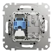 Schneider Sedna Design TV/RJ45 Cat6 UTP kombinált aljzat antracit SDD114469T