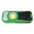 Akkumulátoros LED kézi lámpa Bluetooth hangszóróval STLBT10W