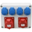 Tracon ipari csatlakozó doboz 1×16A +1×32/400V 4×16A/250V TDB08-0M