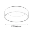 Adeline LED mennyezeti 36W 2100 Lm 4000K lámpatest D60 Rábalux 2508