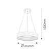 Adeline LED mennyezeti függeszték 26W 1500 Lm 4000K lámpatest D45 Rábalux 2509